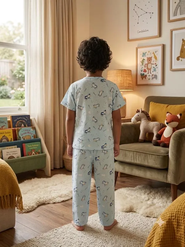 Light_Blue_Muslin_Relaxed_Fit_Printed_Night_Suit_For_Kids