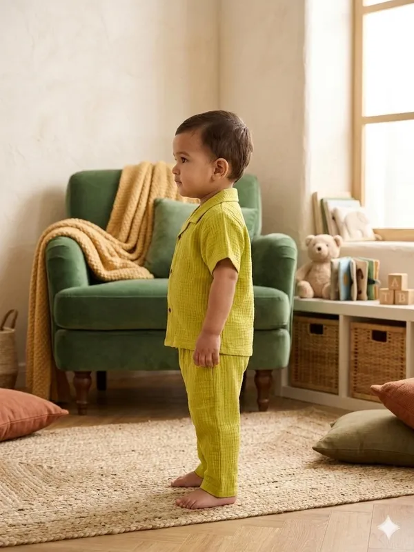 Yellow_Cotton_Relaxed_Fit_Co_Ord_Set_For_Babies