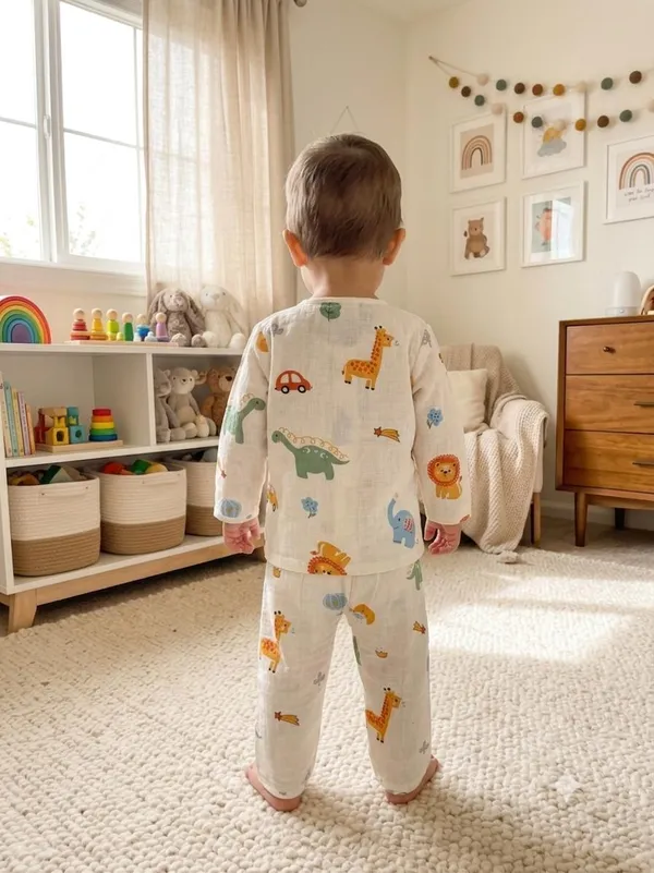 Off_White_Muslin_Relaxed_Fit_Animal_Print_Night_Suit_For_Babies