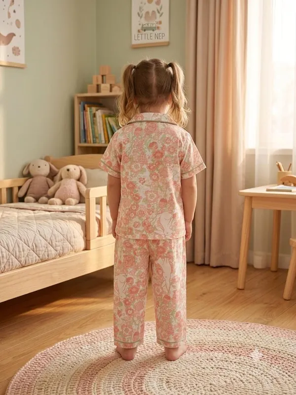 Pink_Cotton_Relaxed_Fit_Floral_Printed_Night_Suit_For_Kids