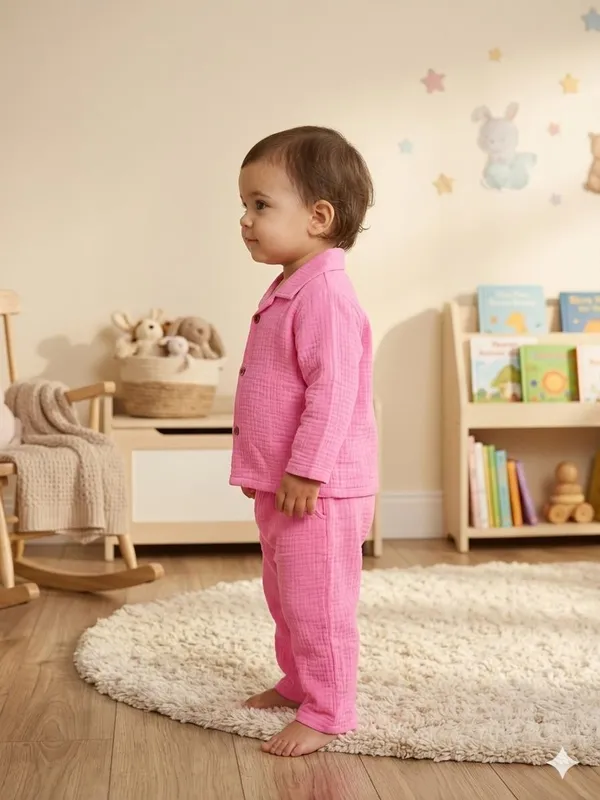 Pink_Cotton_Relaxed_Fit_Co_Ord_Set_For_Babies