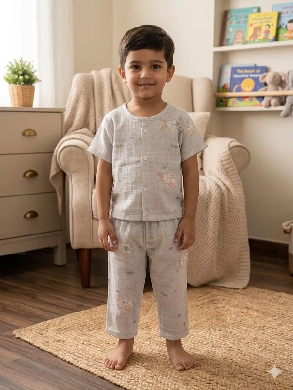 Grey_Muslin_Relaxed_Fit_Character_Print_Night_Suit_For_Babies