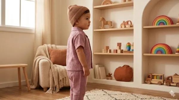 Mauve_Cotton_Relaxed_Fit_Co_Ord_Set_For_Babies