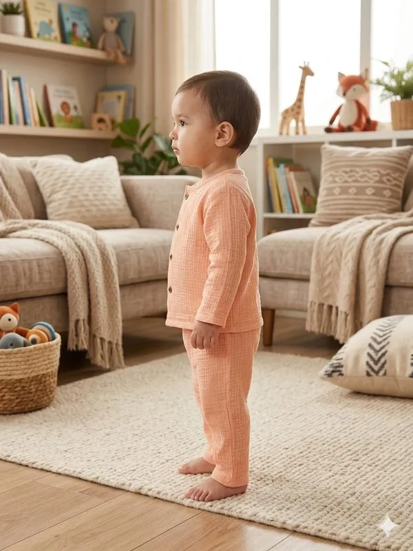 Peach_Cotton_Relaxed_Fit_Co_Ord_Set_For_Babies