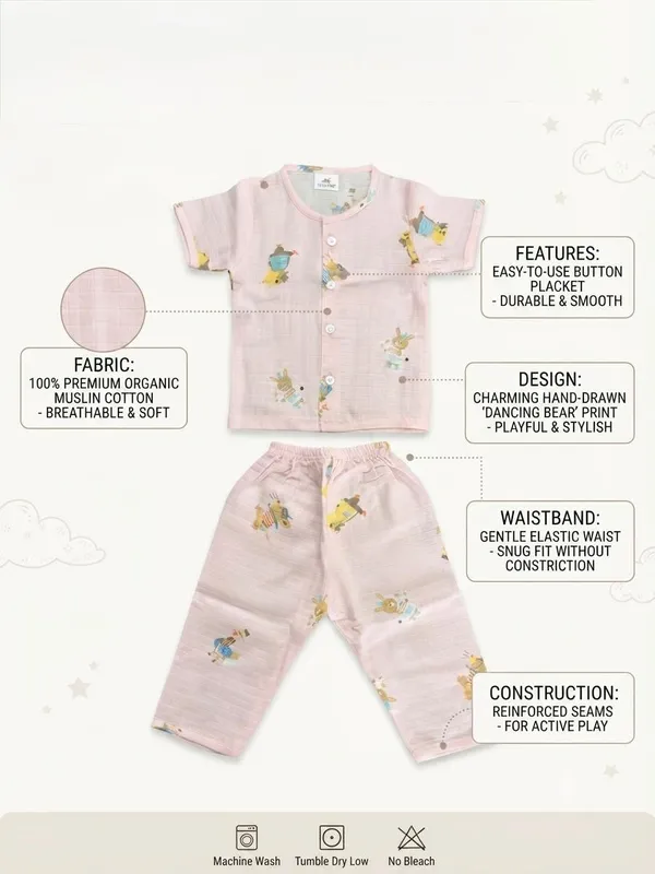 Pink_Muslin_Relaxed_Fit_Character_Print_Night_Suit_For_Babies