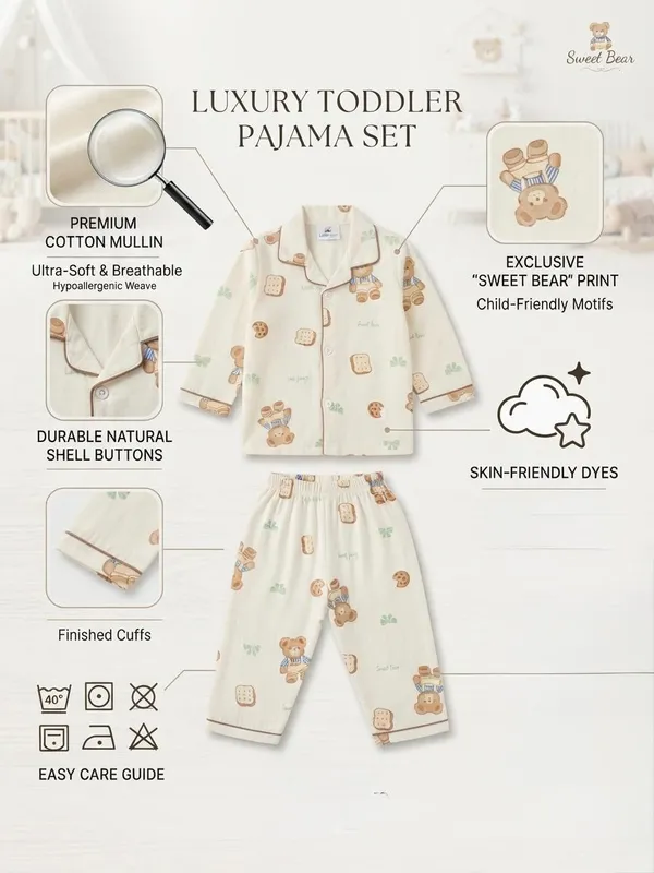 Cream_Muslin_Relaxed_Fit_Teddy_Floral_Print_Night_Suit_For_Babies