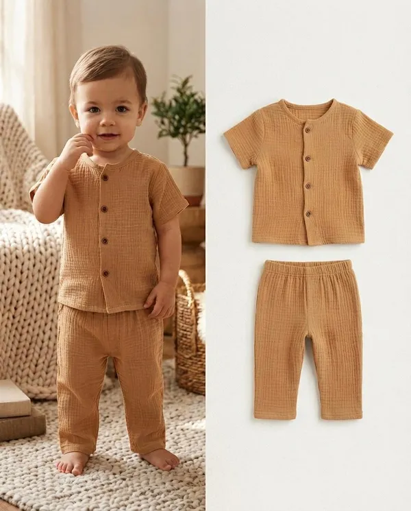 Brown_Cotton_Relaxed_Fit_Co_Ord_Set_For_Babies