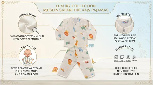 Off_White_Muslin_Relaxed_Fit_Animal_Print_Night_Suit_For_Babies