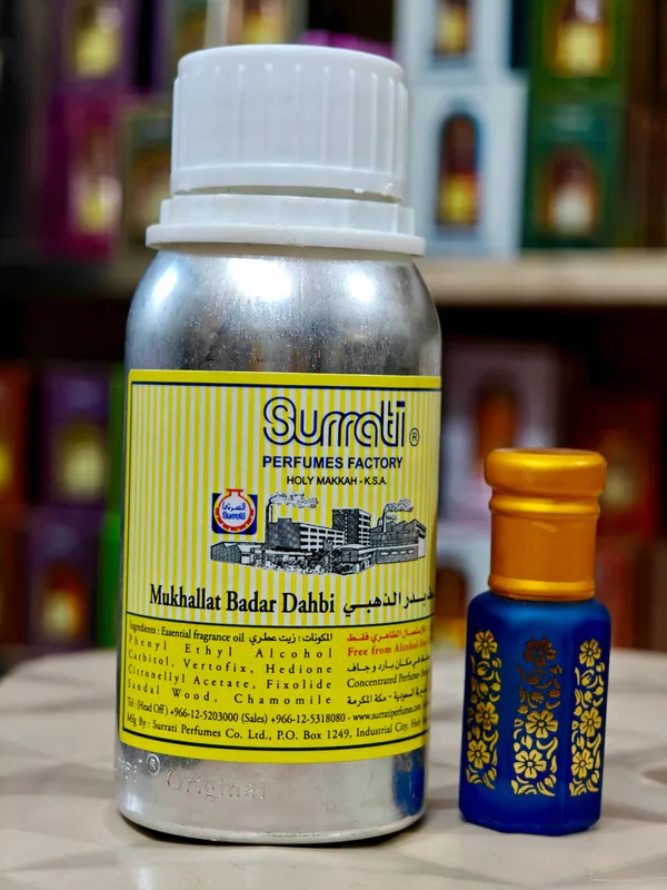 Surrati_Mukhallat_Badar_Dahbi_25_Ml_Aluminum_Tin_Made_In_Saudi_Arabia_Floral_Attar_Floral