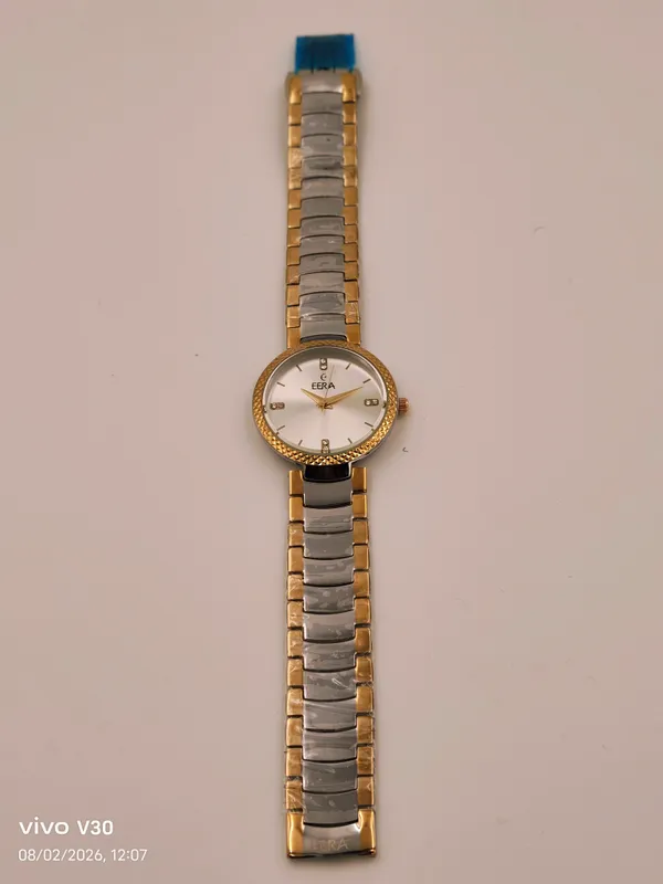 Eera_Gold_Tone_Two-Tone_Analog_Bracelet_Watch_For_Women