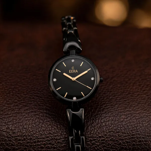 Eera_Black_Analog_Metal_Bracelet_Watch