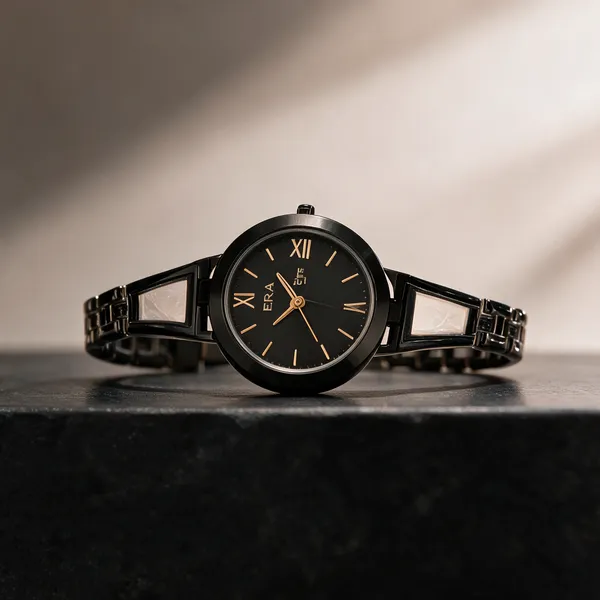 Eera_Black_Analog_Metal_Strap_Watch
