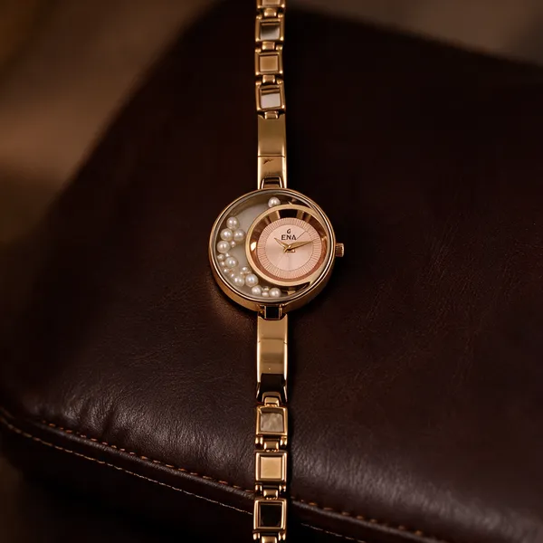 Eera_Gold_Tone_Pearl_Detail_Bracelet_Watch