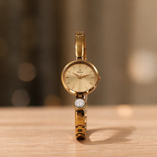 Eera_Gold_Tone_Bracelet_Watch_For_Women