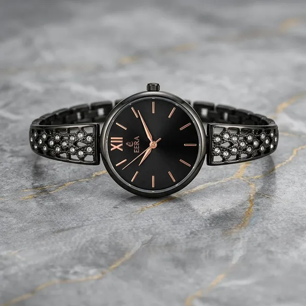 Eera_Black_Round_Dial_Embellished_Metal_Strap_Watch_For_Women