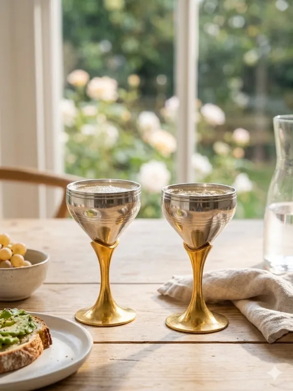 Two_Tone_Metal_Stemmed_Chalices_Set_Of_2