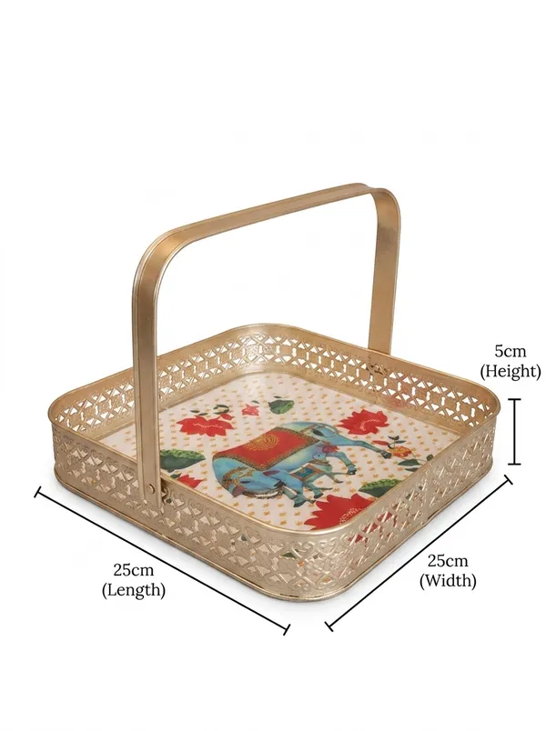 Metal_Traditional_Elephant_Print_Serving_Tray