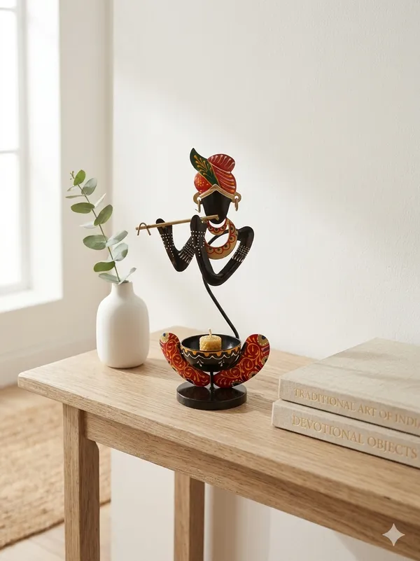 Metal_Traditional_Krishna_Decorative_Diya_Holder