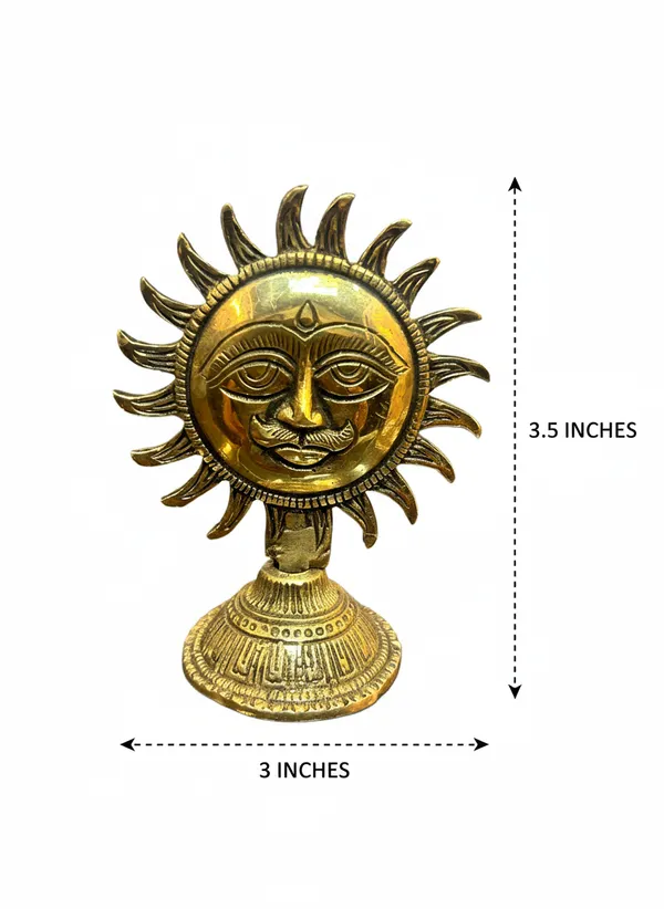 Brass_Decorative_Sun_Face_Tabletop_Figurine