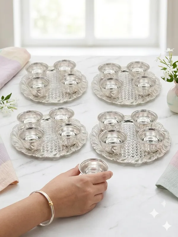 4_Kumkum_Platter_(Pack_of_4)_-_Pure_German_Silver