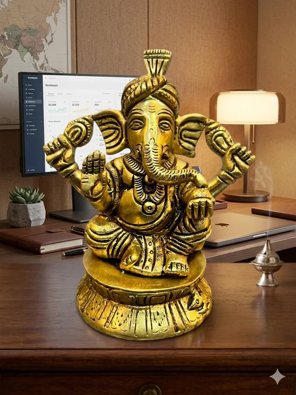 Gold_Finish_Lord_Ganesha_Idol