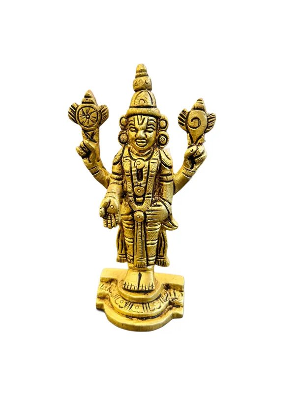 Gold_Tone_Four_Armed_Deity_Idol
