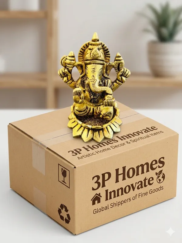 Gold-Tone_Seated_Ganesha_Idol_With_Gift_Box