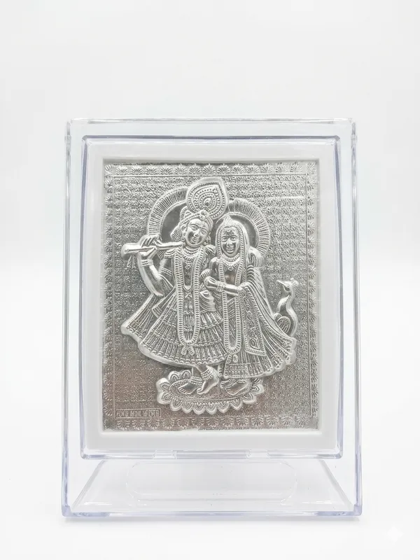 Metallic_Devotional_Radha_Krishna_Embossed_Display_Plaque