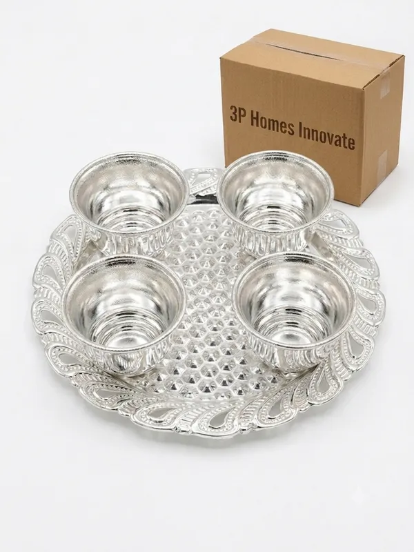 Pure_German_Silver_4_Kumkum_Platter_(Pack_of_1)