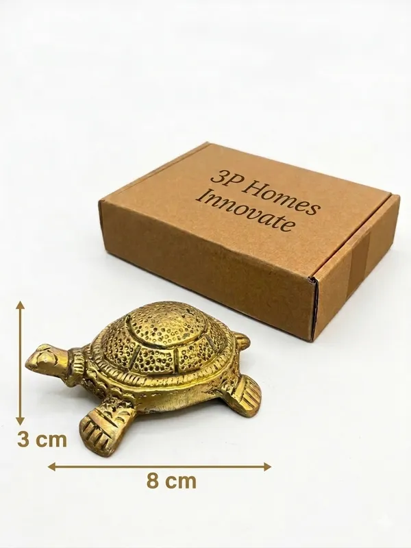 Gold_Tone_Detailed_Turtle_Decorative_Figurine