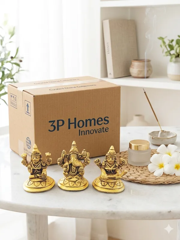 Gold-Tone_Traditional_Deity_Figurine_Set