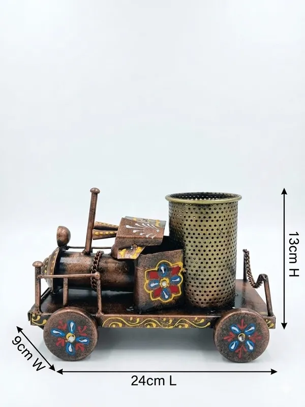 Metal_Train_Design_Pen_Holder