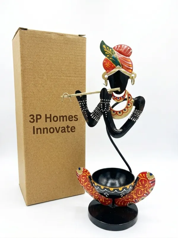 Metal_Traditional_Krishna_Decorative_Diya_Holder