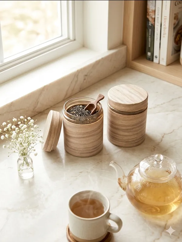 Wooden_Natural_Finish_Round_Storage_Jars_Set_Of_2