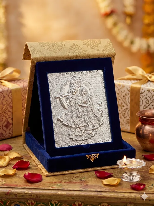 Metallic_Devotional_Radha_Krishna_Embossed_Display_Plaque