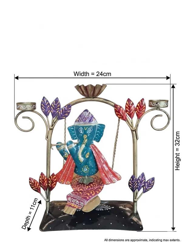 Metal_Religious_Ganesha_Swing_Idol_Decor