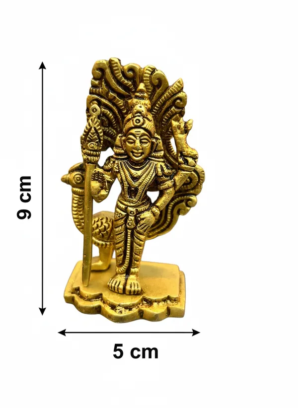 Golden_Finish_Serpent_Hood_Hindu_Deity_Idol