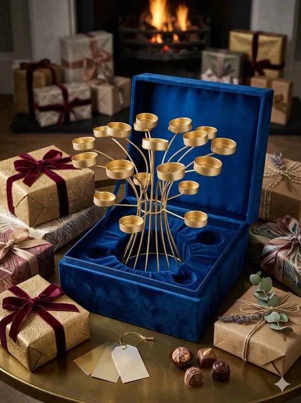 Metal_Tree_Style_Tealight_Candle_Holder