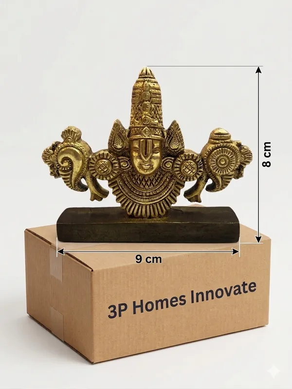 Gold_Tone_Venkateswara_Idol_with_Base