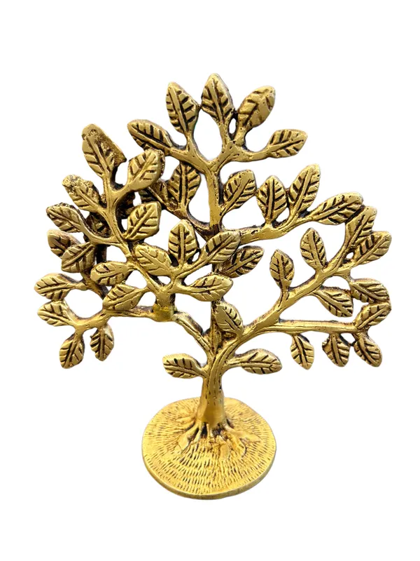 Gold_Tone_Tree_Design_Decorative_Figurine