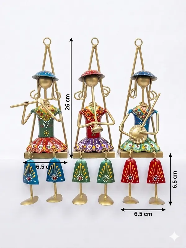 Metal_Folk_Art_Multicolour_Musician_Wind_Chime