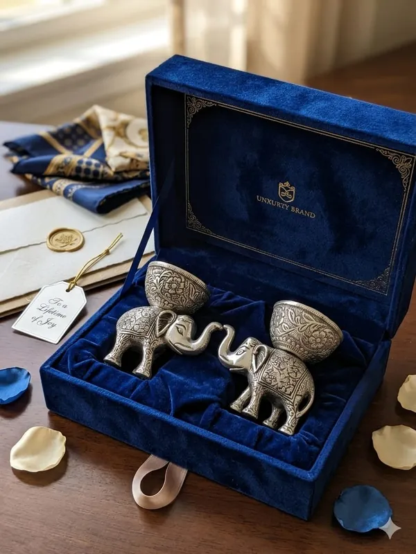 Silver-Toned_Floral_Elephant_Decorative_Bowl_Set