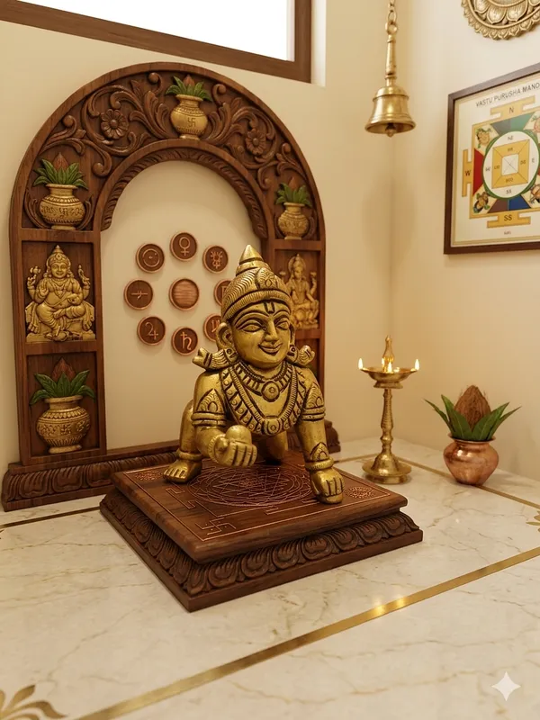 Golden_Finish_Bal_Krishna_Crawling_Idol
