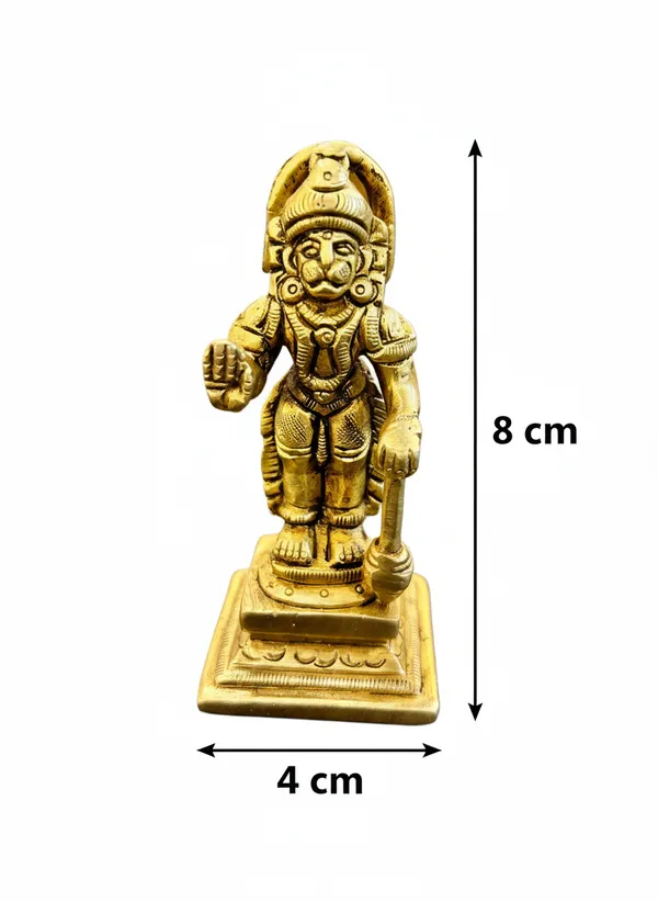 Gold_Tone_Lord_Hanuman_Idol_8_cm