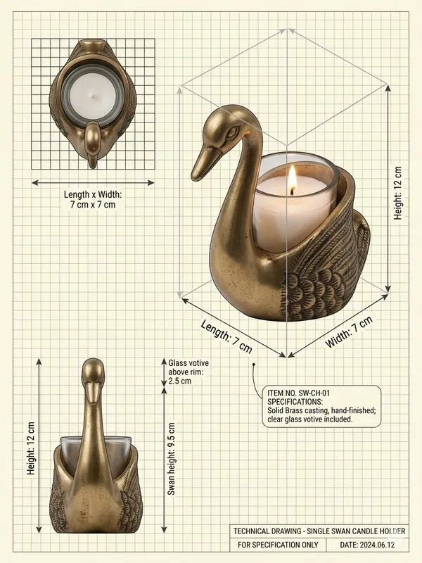 Brass_Swan_Design_Candle_Holder_with_Glass_Votive