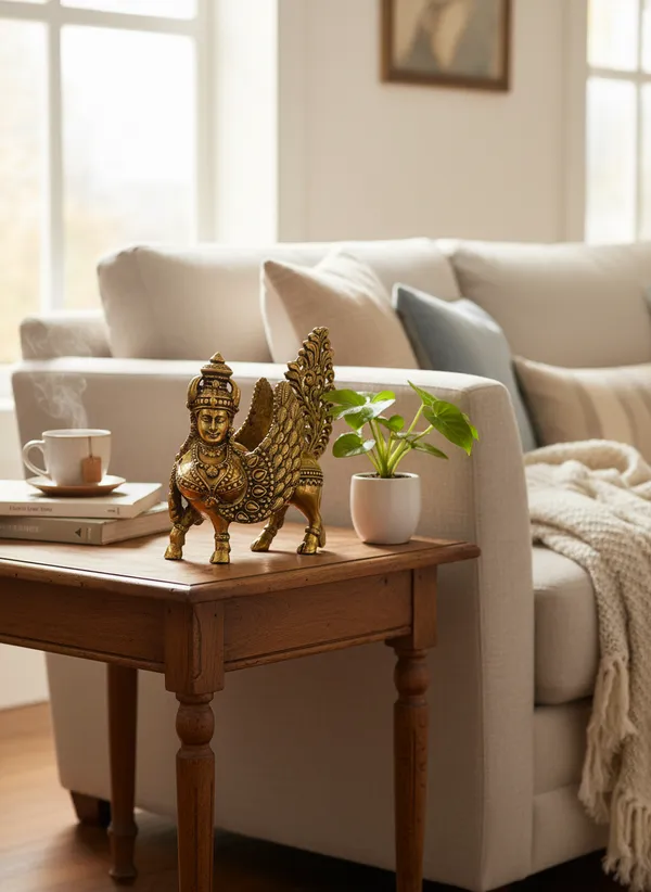 Gold_Tone_Ornate_Peacock_Decorative_Figurine