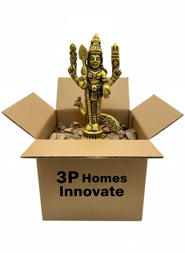 Gold_Finish_Hindu_Deity_Statue_with_Ornate_Pedestal