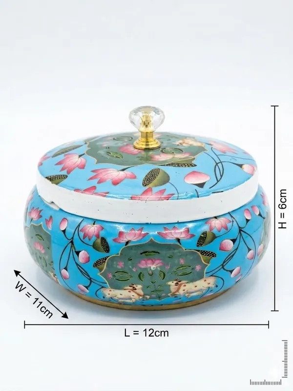 Metal_Floral_Print_Decorative_Lidded_Box