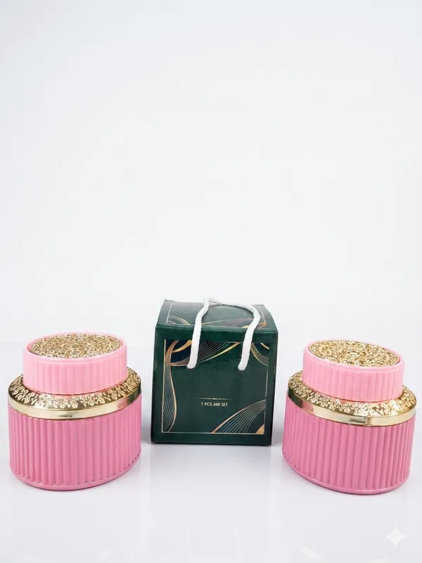 Pink_Ribbed_Decorative_Storage_Jars_Set_of_2