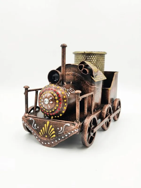 Metal_Train_Design_Pen_Holder